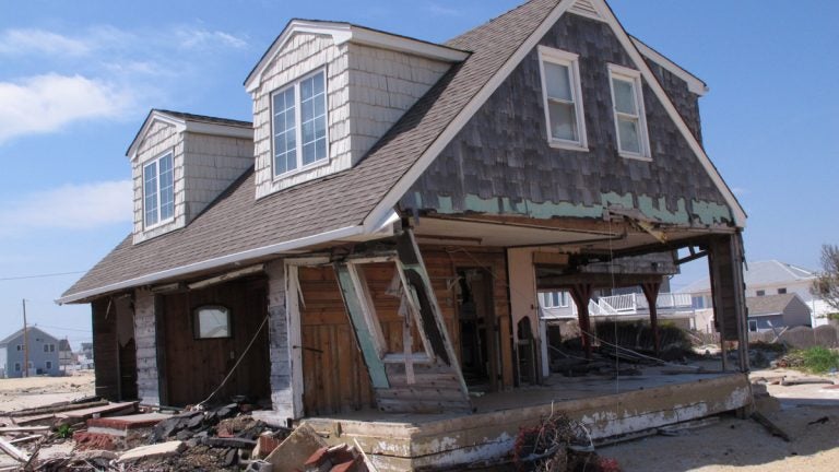 Superstorm Sandy hit Ortley Beach on Oct 29, 2012. (AP File Photo/Wayne Parry) 
