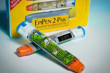  Examples of epinephrine pens that the Center for Disease Control and Prevention guidelines recommend that schools stock to combat food allergies (AP Photo/J. David Ake) 