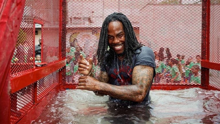  NewsWorks deemed this photo of Imani Education Circle Charter school janitor Abdul Manson as the best from Northwest Philadelphia in 2014. (Bas Slabbers/for NewsWorks) 