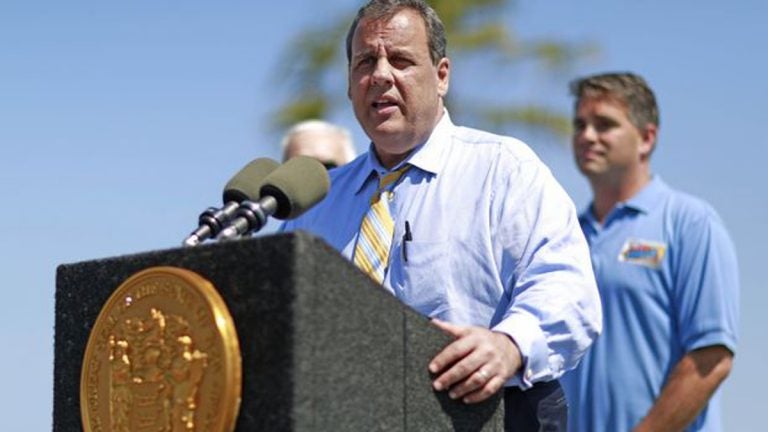  New Jersey Governor Chris Christie speaks in Belmar, NJ, May 29, 2015 (Governor's Office/Tim Larsen) 