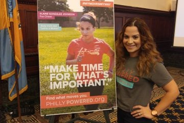20151028_115228 Elaine Gonzalez Johnson of the group Latinas in Motion is part of 'Philly Powered.' (Tom MacDonald/WHYY)
