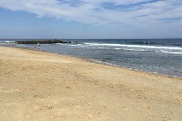  A beach in Belmar, NJ. (Alan Tu/WHYY, file) 