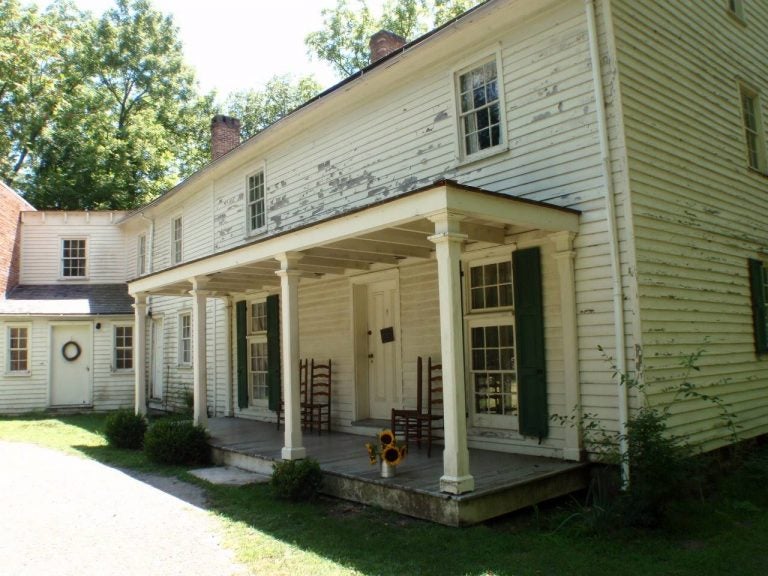  The centuries old Allaire house within the Historic Village of Allaire in Allaire State Park. The non-profit organization that manages and maintains the village is fundraising to restore the house. (Photo courtesy of Allaire Village, Inc.) 