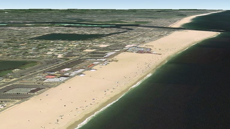 Point Pleasant Beach, NJ (Google Earth image) 
