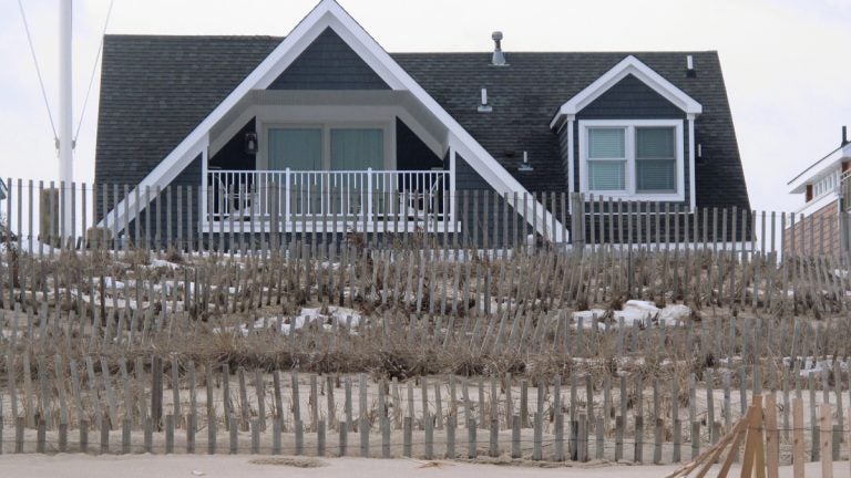  This Jan. 29, 2016 photo shows an oceanfront home in Point Pleasant Beach, N.J. owned by Todd Christie.  (AP Photo/Wayne Parry) 