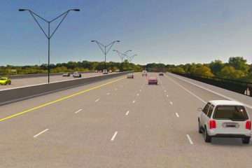 The rebuilt I-95 bridge will have 9 lanes of traffic