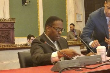 Philadelphia Council President Darrell Clarke says he is surprised that organizers of this summer's Democratic National Convention appear to be doing better on diversity than the city. (Tom MacDonald /WHYY)