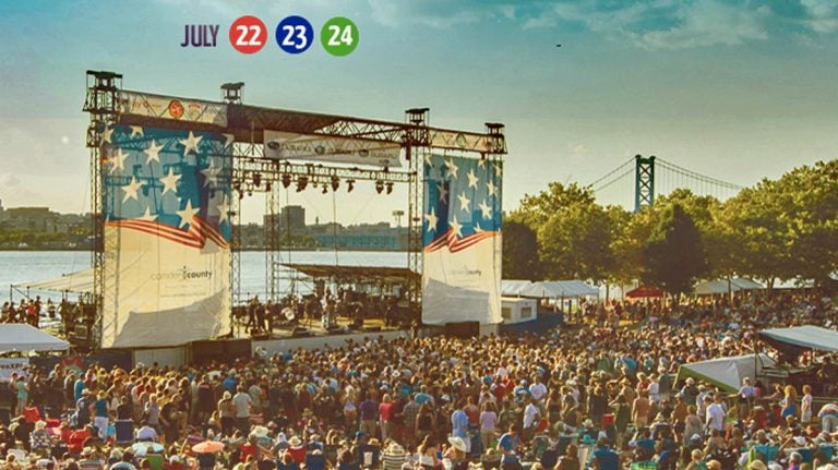 The XPoNential Music Festival is held on Camden's Waterfront. (Photo via EXPoNential website)
