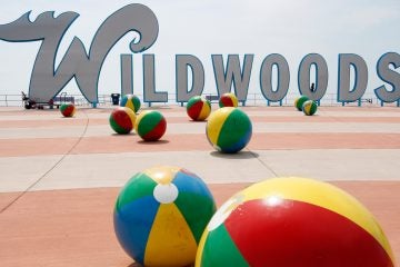 The famous Wildwoods sign in Wildwood