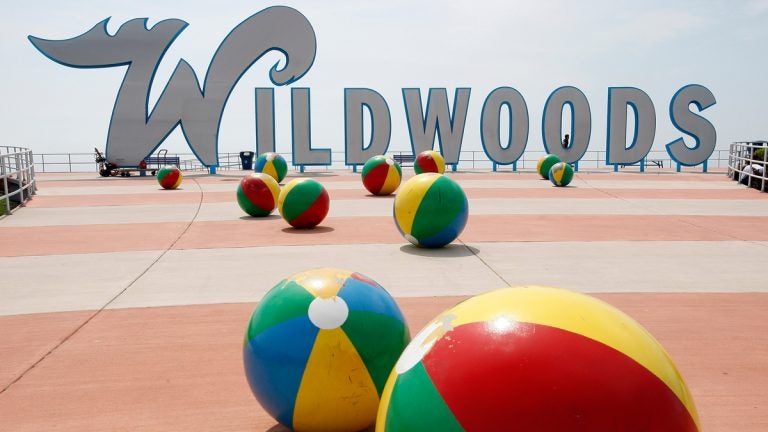 The famous Wildwoods sign in Wildwood