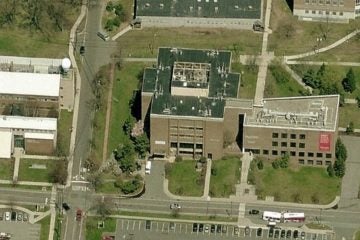 Rutgers University  building on its Cook/Douglass campus. (Image via Bing Maps)