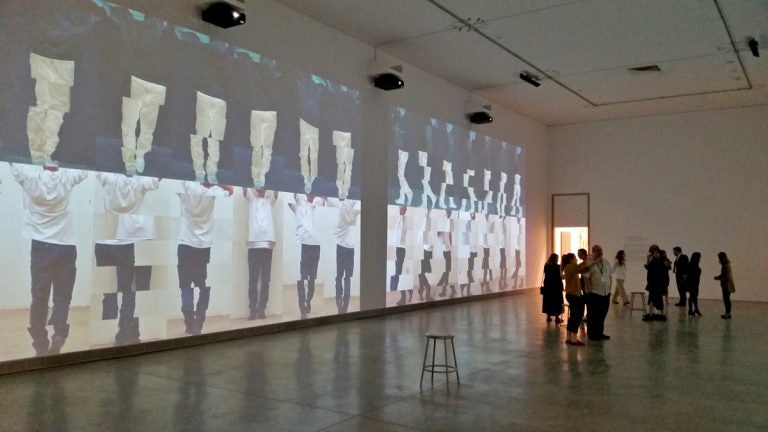 In his new monumental-sized video and sound installation