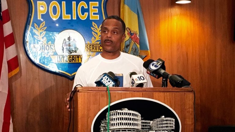 Philadelphia Police Commissioner Richard Ross speaks at a news conference at police headquarters on Saturday