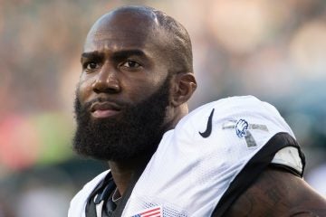 Philadelphia Eagles safety Malcolm Jenkins plans to lead teammates in a protest on Monday  (AP Photo/Chris Szagola)
