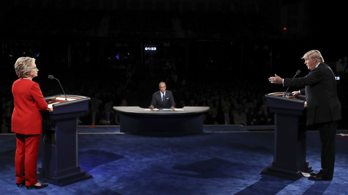 Fact Checking The First Presidential Debate - WHYY