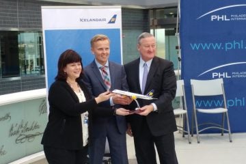 Icelandair will begin servicing Philadelphia in May (Tom MacDonald/WHYY)