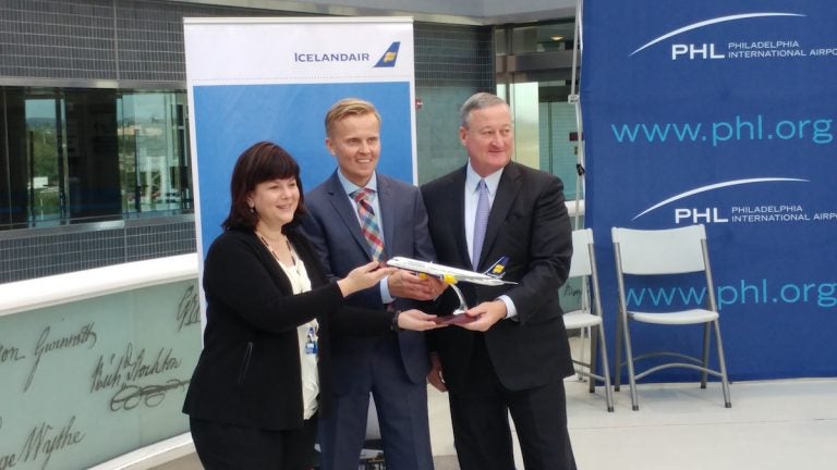Icelandair will begin servicing Philadelphia in May (Tom MacDonald/WHYY)
