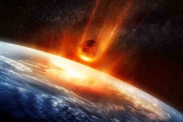 A comet strike could have caused the earth to heat up 9-16 degrees. (Big Stock photo)