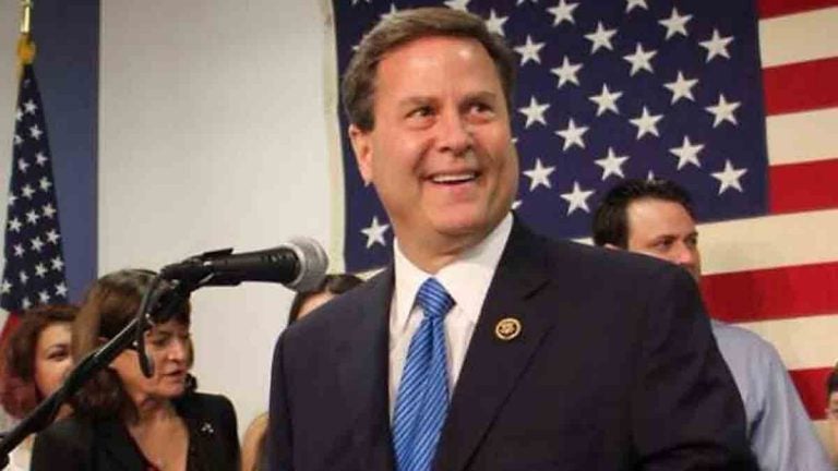 Donald Norcross shown after his primary election win in June 2016. (Emma Lee/WHYY)