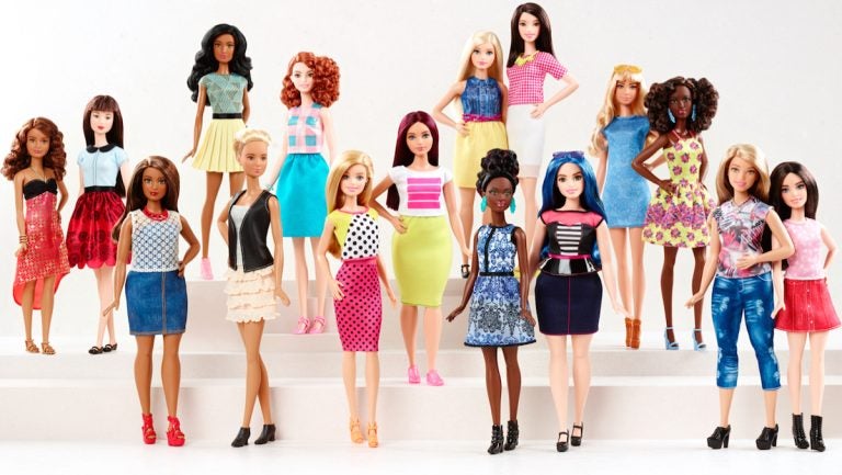  Barbie announced the expansion of its Fashionistas doll line to include three body types – tall, curvy and petite – and a variety of skin tones, hair styles and outfits. (Image courtesy of Barbie) 