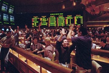 Nevada is the only state to offer single game sports betting. New Jersey wants to be included. (AP Photo/Lennox McLendon)