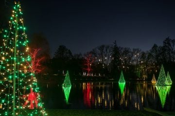 A Longwood Christmas features living floral displays