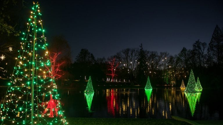 A Longwood Christmas features living floral displays