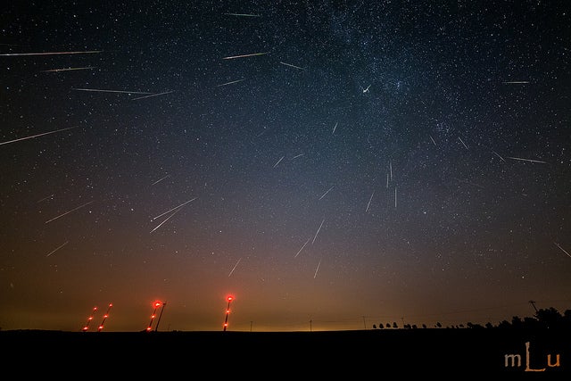 The 2015 Perseid meteor shower. (Photo: mLu.fotos via Flickr)