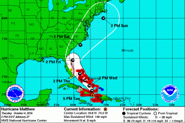The National Hurricane Center's 5 p.m. update.