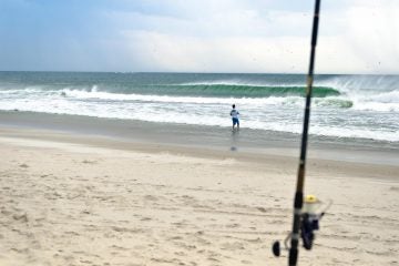  Fishing at Island Beach State Park. (Photo: Jennifer Husar)  
