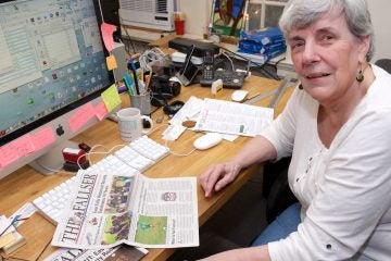  Julie Camburn says her 247-issue tenure at The Fallser 'has been a wonderful ride.' (Bas Slabbers/for NewsWorks) 