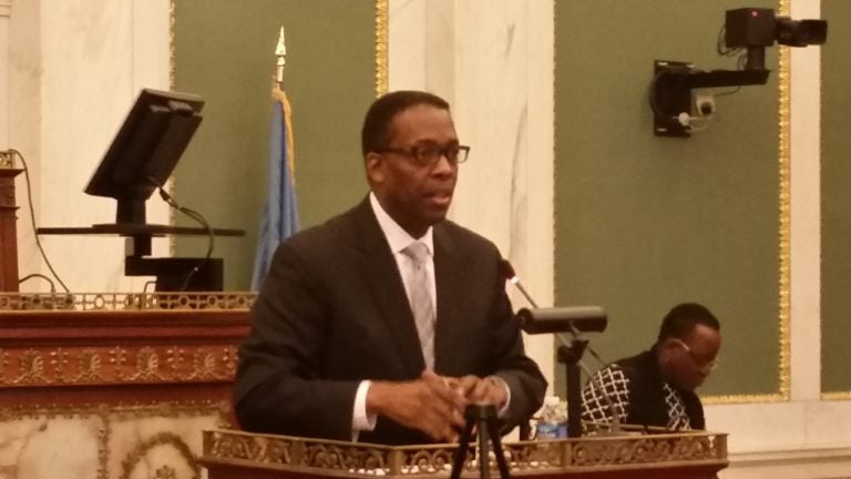  Philadelphia Council President, Darrell Clarke (Tom MacDonald/WHYY) 