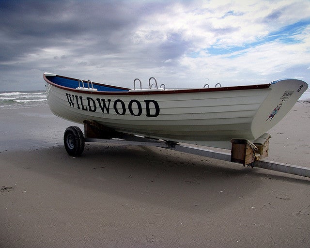  A Wildwood lifeguard boat on September 3, 2009. (Photo: Mike Rastiello via Flickr)  