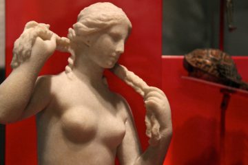 The Benghazi Venus, more than 2,000 years old, depicts the goddes of sexuality, beauty and love. Such representations continue to impact ideals of feminine beauty and sensuality in Western visual culture. (Emma Lee/WHYY)