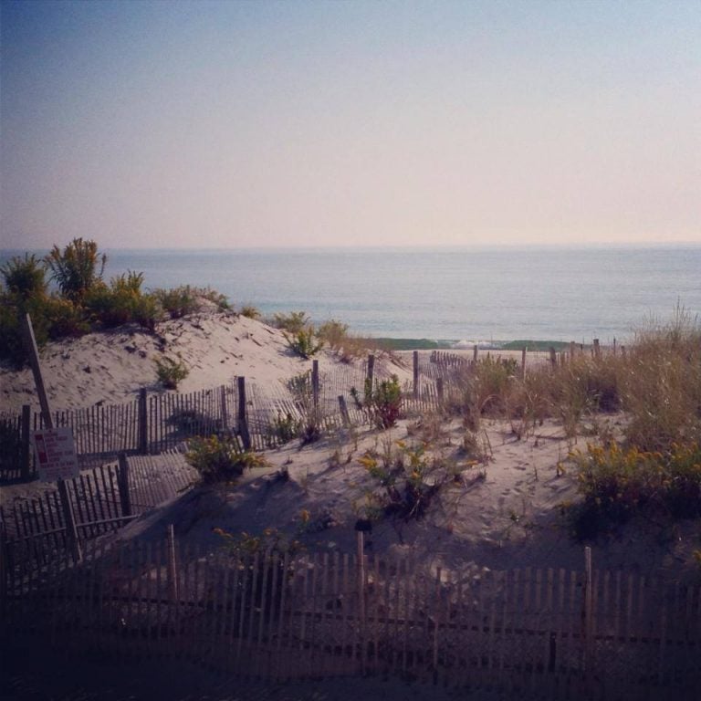  South Seaside Park at 9:30 a.m today. (Justin Auciello/for NewsWorks)  