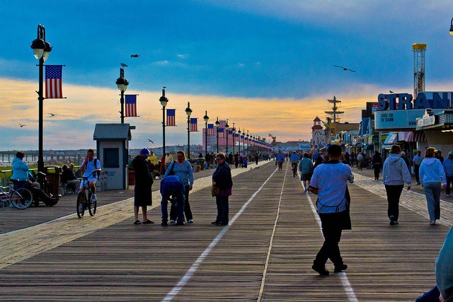  The Ocean City boardwalk. (Photo: kjarrett via Flickr) 