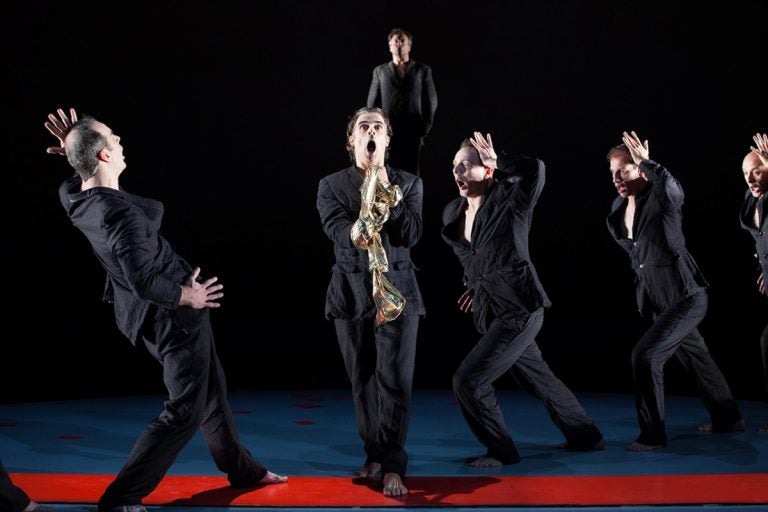  The Greek chorus in Wilma Theater Company's production of 'Antigone.' (Photo courtesy of Alexander Iziliaev) 