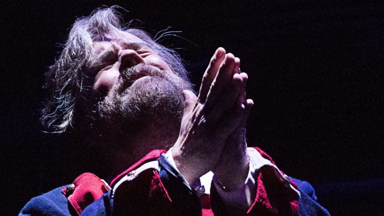  Mike Eldred as Jean Valjean in the Pennsylvania Shakespeare Festival production of 'Les Misérables.' (Photo courtesy of Lee A. Butz) 