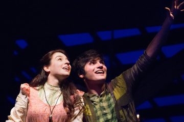 Michaela Shuchman and Brandon O'Rourke in Walnut Street Theatre's production of 'Peter and the Starcatcher.' (Photo courtesy of Mark Garvin)