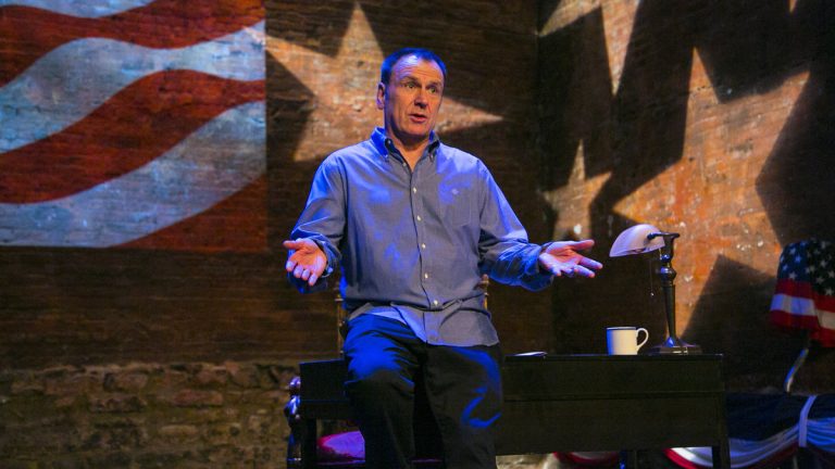  Colin Quinn in his one-man show, 'Unconstitutional,' which he's performing at Philadelphia Theatre Company. 