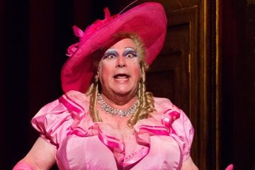 Mark Lazar as Mama C — every panto needs a man playing an over-the-top woman — in the People's Light world premiere of 'Sleeping Beauty.' (Photo courtesy of Mark Garvin)