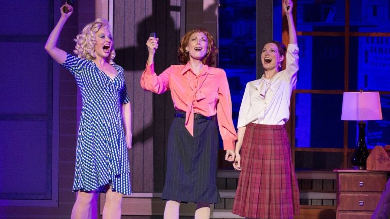  The three leads in Walnut Street Theatre's main stage production of '9 to 5: The Musical' -- from left, Amy Bodnar, Dee Hoty and Amanda Rose. (Photo courtesy of Mark Garvin)  