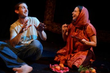  Bob Stineman and Leila Ghaznavi in 'Broken Wing,' from Leila and Pantea Productions. (Photo courtesy of JJ Tiziou.) 
