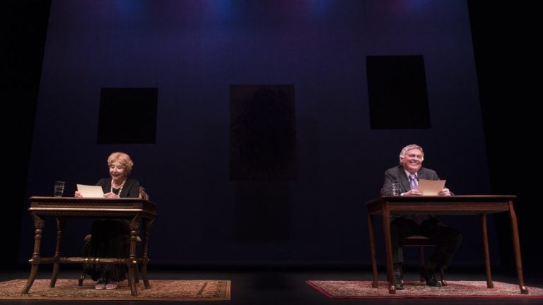  Michael Learned and Daniel Davis in Delaweare Theatre Company's production of 'Love Letters.' (Photo courtesy of Joe del Tufo) 