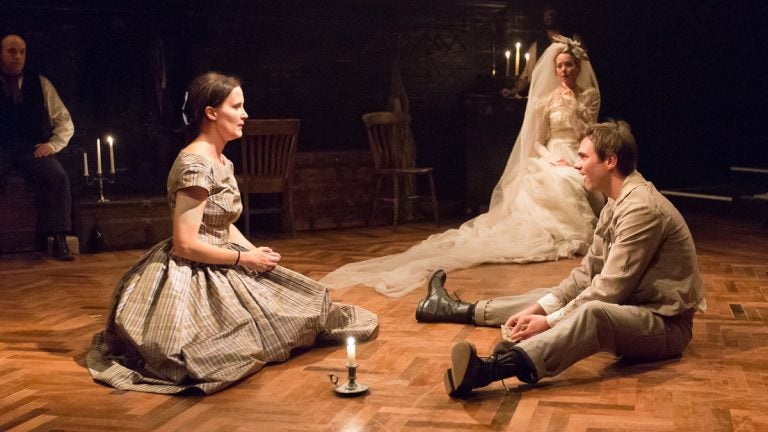  From left, Kate Czajkowski as Estella, Sally Mercer as Miss Havisham, and Josh Carpenter as Pip in Arden Theatre Company's production of 'Great Expectations.' (Photo courtesy of Mark Garvin)  