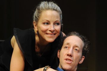  Anastasia Griffith and Joey Slotnick in the Buck County Playhouse production of 'Chapter Two' (Photo courtesy of Mandee Kuenzle/Bucks County Playhouse) 