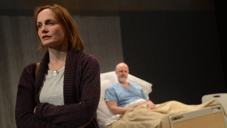  Julianna Zinkel and Douglas Rees in Arden Theatre Company's production of 'Under the Skin.'(Photo courtesy of Sabina Louise Pierce) 