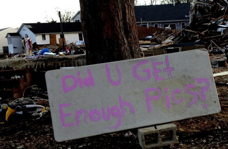  A scene in Union Beach on November 24, 2012. The Monmouth County municipality suffered considerable damage when Superstorm Sandy's storm surge came ashore. (Photo: Wavian via Flickr) 