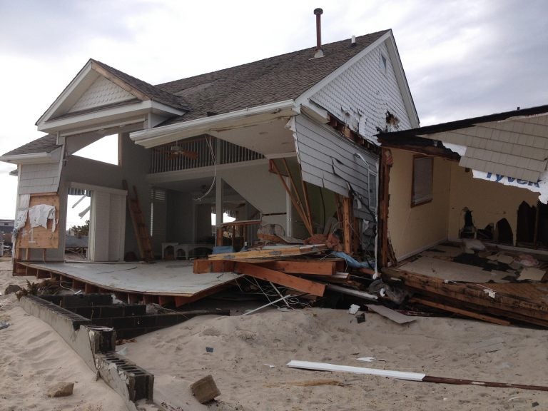  Destroyed Ortley Beach homes in December 2012. (Photo: tom parr via Flickr) 