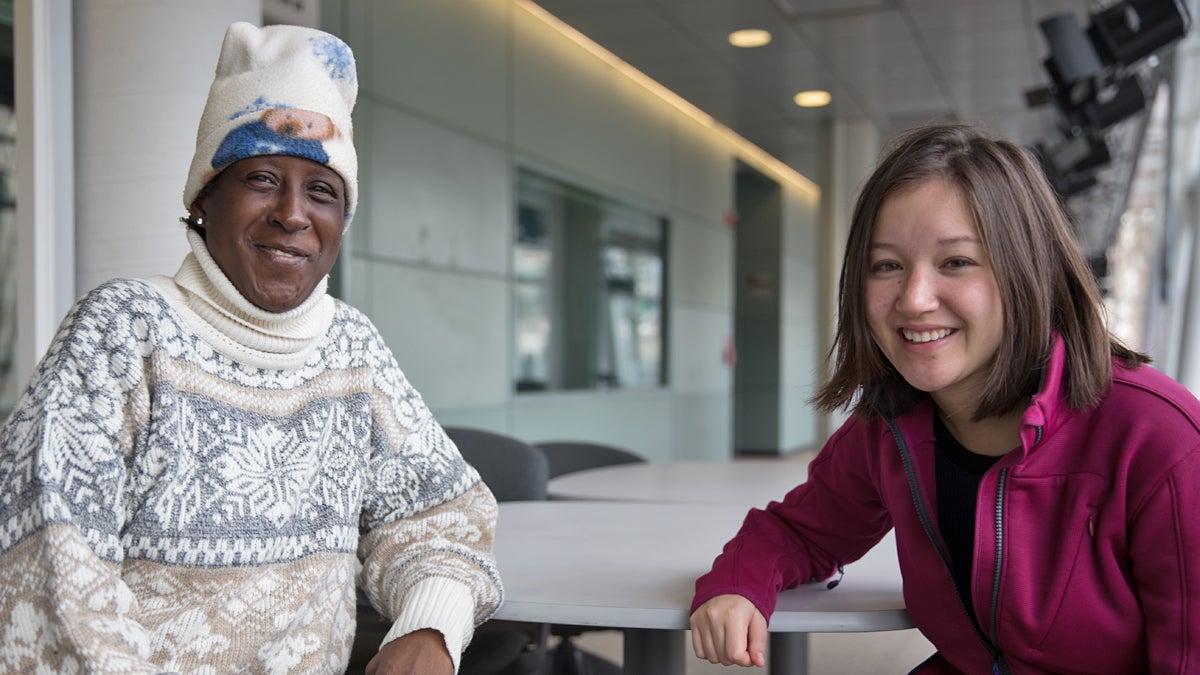 Linda Hines-Gordon (left) and Amelia Breyre recently completed Penn's LEAPP program